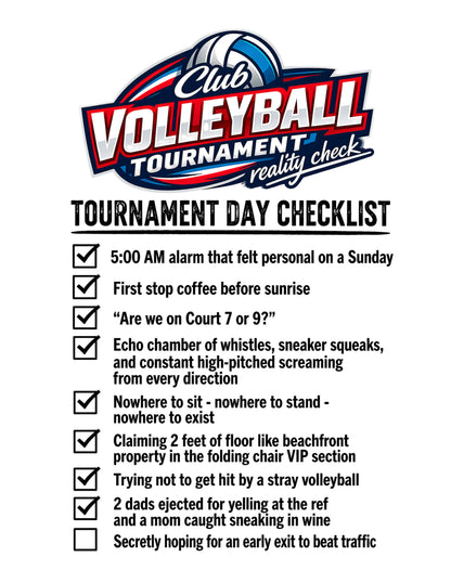 Club Volleyball Tournament Reality Check