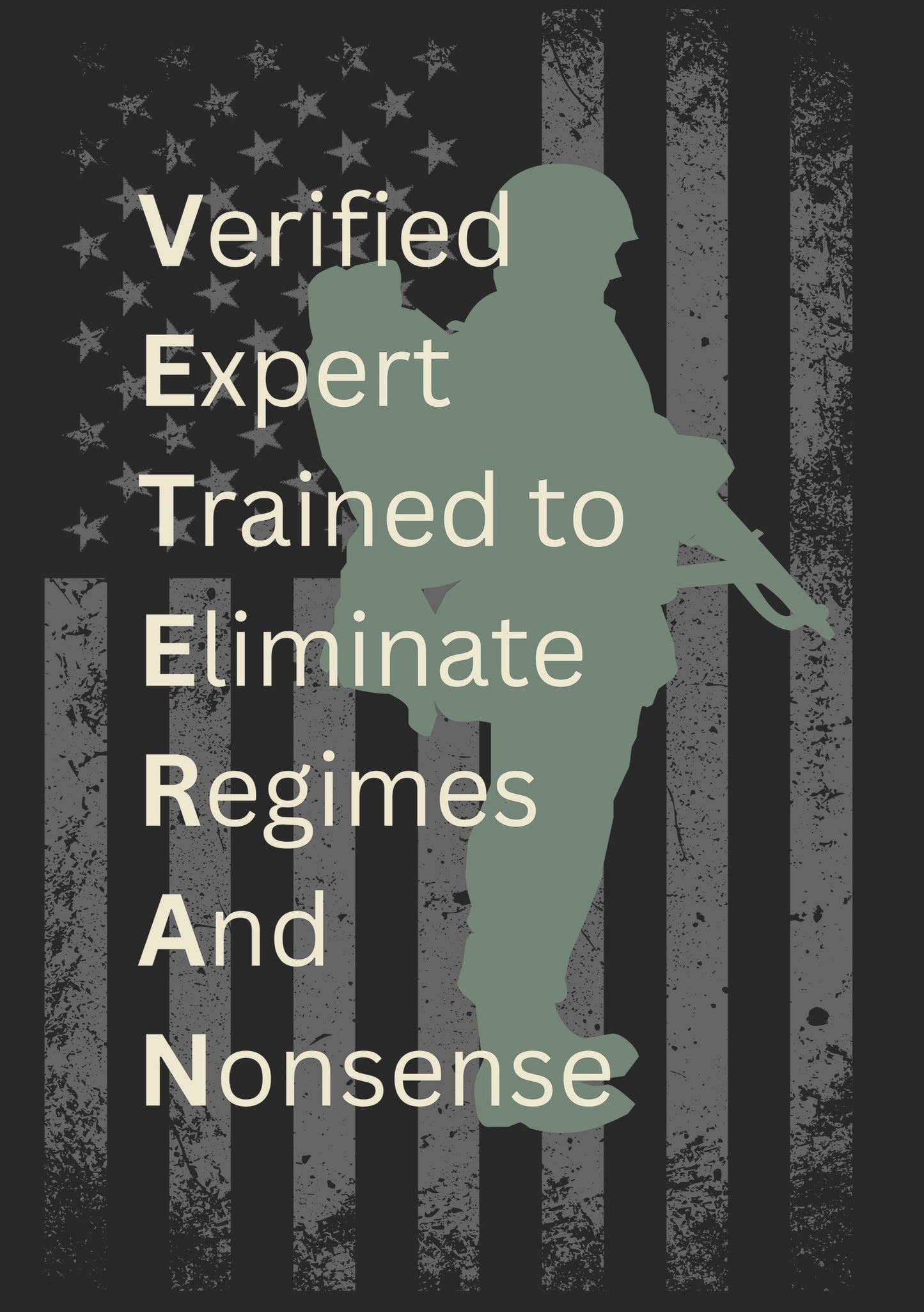 V.E.T.E.R.A.N. - Verified Expert Trained to Eliminate Regimes and Nonsense